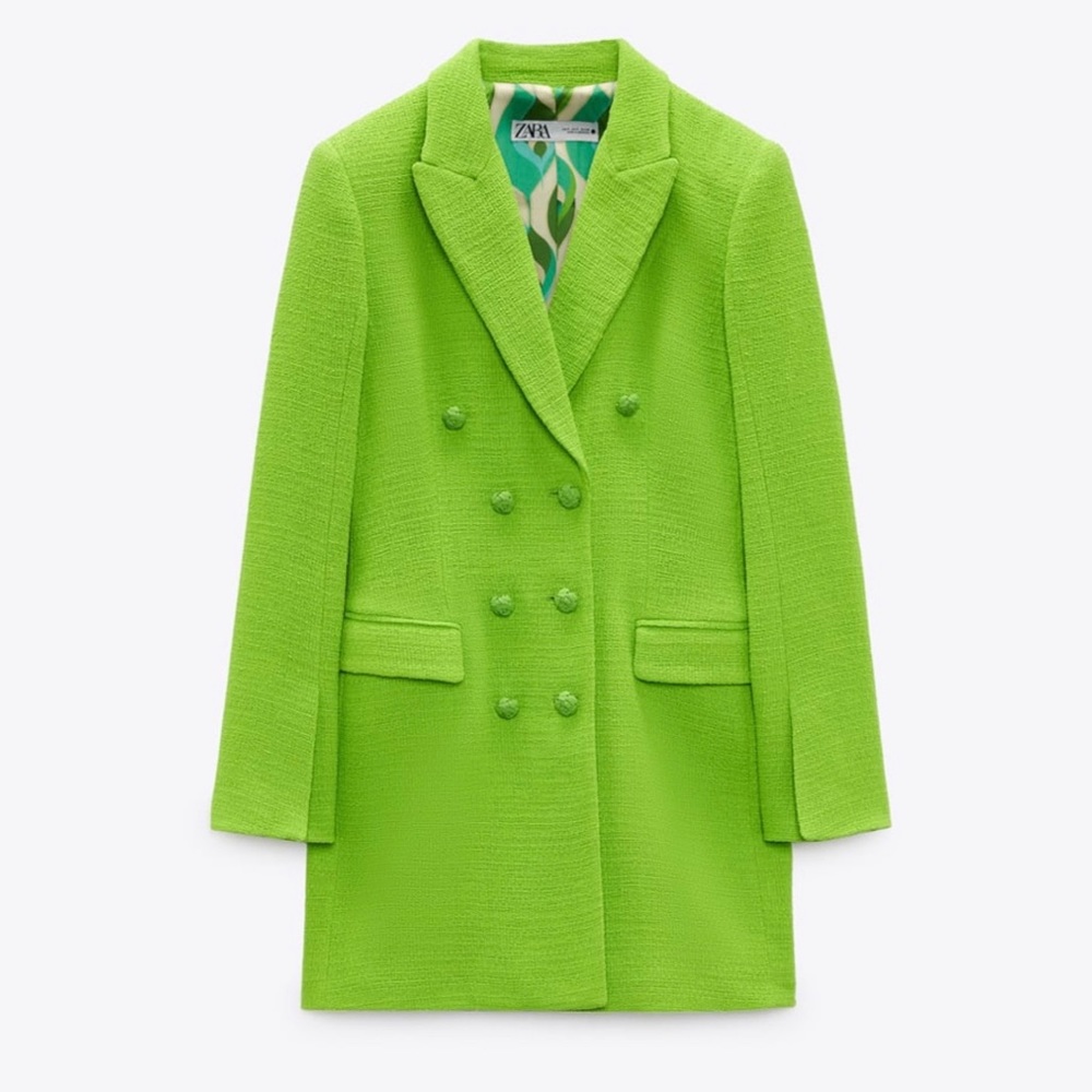 ZARA TEXTURED BLAZER DRESS